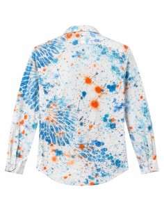 Chemise Aaron Motif Aquatique Bleu | CIBLE ROUGE 2