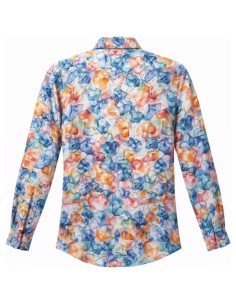 Chemise Florale Aquarelle Coton Voile — CIBLE ROUGE 2