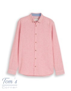 Chemise Lin-Coton Rayée Rose — TOM TAILOR