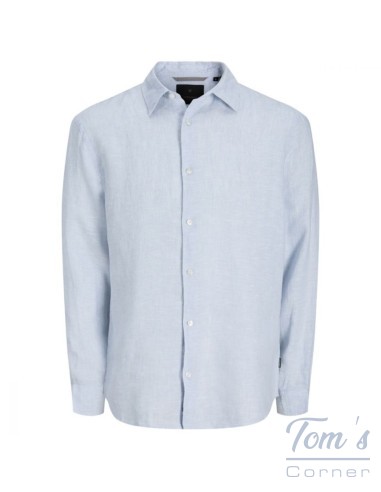 Chemise Lin Bleu Ciel Homme — Jack&Jones Premium
